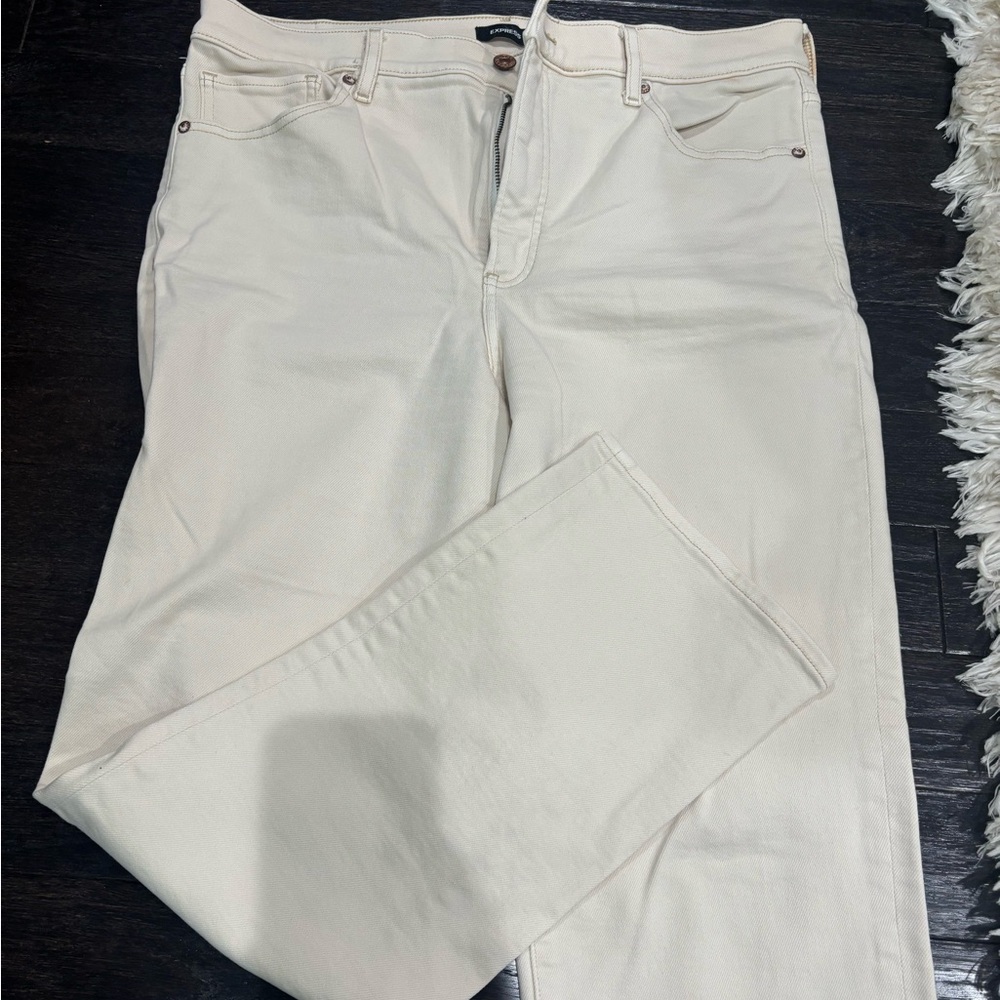 Express Cream Pants